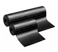 EffeDecor Tappeto Gomma Bullonato Antiscivolo 100/200 cm Copri Pavimento Gommato Impermeabile Ideale per Garage,Bancone,Palestra,Pavimenti,Pedana Spessore 1 mm (1x10 Metri)