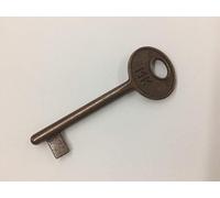 effedielle® Chiave PASSPARTOUT per serrature marca AGB patent da interno,finitura bronzato,apre tutte le serrature serie CENTRO e serie patent vecchio tipo AGB