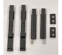 effedielle Coppia Catenacci Giesse per porta e finestra o balcone a anta in alluminio Abbinabile a profili R40 e R50 con Taglio Termico Accessorio per serramenti in alluminio