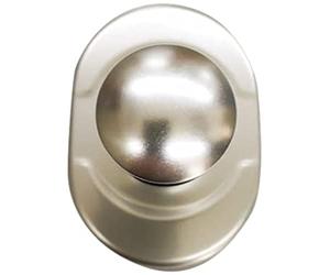 effedielle® Kit limitatore di apertura ricambio (NEW CRETA) per porta blindata sicurezza ATRA-DIERRE Mostrin pomolino completa di inserti di fissaggio per 1 porta finitura argento F1
