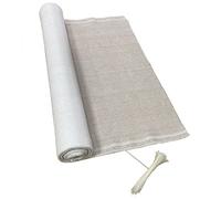effedielle® Rete OMBREGGIANTE, Telo Ombra, ad Alta Schermatura 90%, frangisole, con asole e Fascette - Ideale per ombreggiare Aree Ricreative Esterne, parcheggi, ECC. (1x20 Metri, Bianca + Fascette)