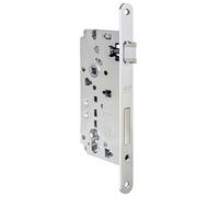 effedielle® Serratura da incasso AGB B808516003 Interasse 85 mm. Frontale da 22 mm con bordo tondo,Entrate da 60 mm e scrocco reversibile