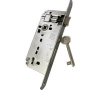 effedielle® Serratura patent grande AGB con frontale da mm.22 entrata mm.50 finitura cromata.La classica serratura da infilare per porte interne ORIGINALE AGB