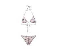 Effek Bikini Triangolo con Slip Americano Fisso Jersey Fantasia Rosa Donna XS