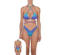 Effek Bikini Triangolo Lacci Degrade Blu Donna M
