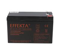 Effekta BT 12-7 VDS Batteria AGM VRLA 12V 7Ah Compatibile 7,2Ah 8Ah 9Ah UPS
