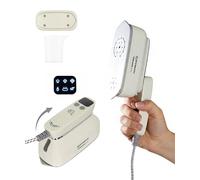 EFFEKTIV Ferro da Stiro da Viaggio 1030X - Stiratore Verticale a Vapore Portatile Pieghevole 3-in-1 - 1600W - 6 Modalità Vapore - Riscaldamento Rapido 20s - Serbatoio 180ml - Piastra in Titanio
