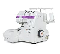 EFFEKTIV Tagliacuci Overlock Triumphator 1800X, Macchina da Cucire, Filettatura 2/3/4 con Differenziale, Telaio Interamente Metallo, 20punti, Infilatura Automatica, Potenza 120W - 1350punti/min, Viola