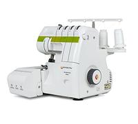 EFFEKTIV Tagliacuci Overlock Triumphator 1800X, Macchina da Cucire, Filettatura 2/3/4 con Differenziale, Telaio Interamente Metallo, 20punti, Infilatura Automatica, Potenza 120W - 1350punti/min, Verde