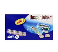 Blister Contenitori per Monete da 1 centesimi, 100 Pezzi in Plastica Trasparente. Blister Monete, Raccoglitore Soldi, Raccoglitore Monete, Euro Blister Monete, Conta Soldi