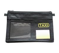 effektivo Borsa porta taxi per documenti e documenti con vari scomparti e logo taxi