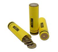 Tubi per monete Euro in carta, Involucri per monete, per monete da 1 euro, Pacchetti portamonete confezione da 80 pezzi