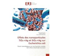 Effets des nanoparticules TiO¿+Ag et SiO¿+Ag sur Escherichia coli: Étude toxicologique sur une bactérie modèle de la flore intestinale humaine