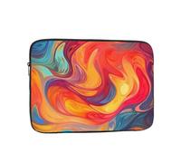 Effetto Artistico Colorato Cassa Del Computer Portatile 12 pollici, TSA Manicotto Del Computer Antiurto Protettivo Notebook Caso Impermeabile Copertura di Trasporto Del Computer Valigetta Borse Uomini