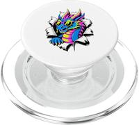 Effetto Carta Strappata Drago Occhiali da Sole Draghi PopSockets PopGrip per MagSafe