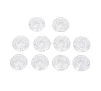 Effetto chitarra a pedale topper topper trasparente in plastica in plastica non slittamento precisione migliorata per gli interruttori del pedale di chitarra 10 mm diametro