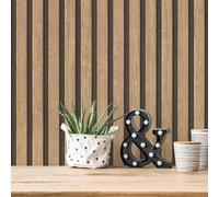 Effetto Legno Parati - Pannelli Asticelle Bianco Lavato Affliggere Tronchi Assi