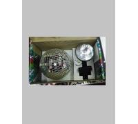 Effetto luce palla a specchi e illuminatore Karma DJ 307