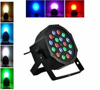 EFFETTO LUCE PAR DMX 18 LED ALTA LUMINOSITA' DMX RGB LUCI PSICHEDELICHE