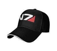 Effetto Massa N7 Unisex Cappellini da Sole Moda Cappello da Baseball Regolabile Snapback-Cappello per Estivo Che Corre Golf