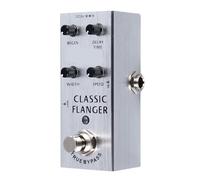Effetto per Chitarra Elettrica, Effetto per Chitarra Multifunzionale in Metallo con Manopola per Regolazione della Manopola di Sintonia dello Strumento Musicale (SILVER