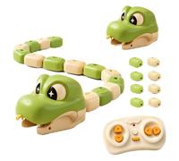 Effetto sonoro LED del gioco del serpente magnetico telecomandato per due | Gioco da tavolo competitivo per famiglie di corse interattive, regalo per bambini; robusta struttura in ABS; ricaricabile