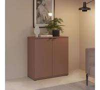 EffeZeta Mobile multiuso Segno con due ante L 80 cm. colore terracotta