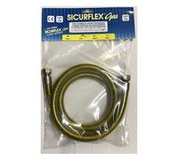 EffeZeta Tubo gas e gpl X10134 da 2 mt acciaio inox ff ½