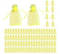 Efficace 100Pcs Sacchetti di Protezione Della Frutta Organza Mesh Per La Difesa Insetti (Rosa)