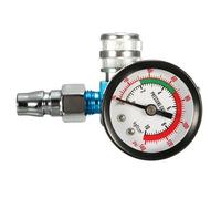 Efficace per strumento pittura a spruzzo valvola manometro coda ingresso filetto