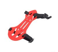 Efficace protezione in gomma per gomito dell'arco essenziale per la caccia e (rosso)