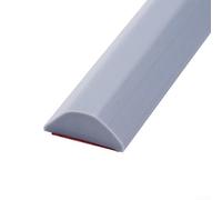 Efficace striscia barriera d'acqua per bagno, guarnizione in silicone mantiene l'acqua dove appartiene (grigio 50 cm)