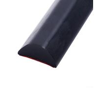 Efficace striscia barriera d'acqua per bagno, guarnizione in silicone, mantiene l'acqua dove appartiene (nero, 30 cm)