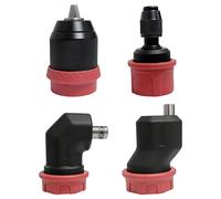 Efficace unità di presa fluida per gadget a propulsione a batteria con estensioni curve e laterali Set di punte da trapano a cambio rapido Set di punte da trapano a cambio rapido