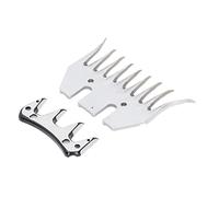 Efficient 9 Tooth Curved Sheep Shears, Wide for Dense Wool, Durably Carbon Steel Material, Ideal for Sheep Grooming, Replacement for Electric Wool