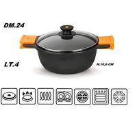EFFICIENT BRA PINTI CASSERUOLA INDUZIONE ALLUMINIO PRESSOFUSO + COPERCHIO 5 2024