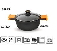EFFICIENT BRA PINTI CASSERUOLA INDUZIONE ALLUMINIO PRESSOFUSO + COPERCHIO 5 2024