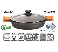 EFFICIENT BRA PINTI TEGAME CASSERUOLA BASSA INDUZIONE ALLUMINIO PRESSOFUSO 2024