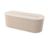 Efficient For Power Strip Organizer Box per una gestione ordinata dei cavi, perfetto per uffici e case, dimensioni 33 x 13 x 11 cm (bianco)