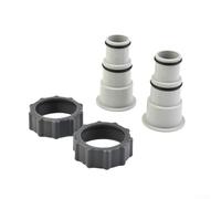 Efficient Hose Adapter Set per Intex, Converti per Connessioni Filettate, Adatto per Pompa Piscina, Confezione da 2