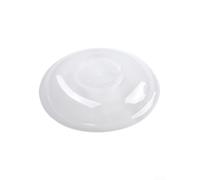 Efficient Kitchenware - Copertura paraschizzi per microonde per piatti alimentari con fori per l'aria per una cottura più sana (media)