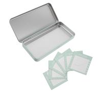Efficient Magnetic Eyelash Extension Organizer Box Light Green Metal Case
