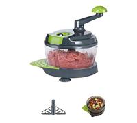 Efficient Manual Meat Grinder & Food Chopper 402 Steel Multipurpose Kitchen Prep with Easy-Clean Design Multifunctional Kitchen Food Processor