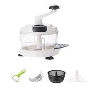 Efficient Manual Meat Grinder & Food Chopper 402 Steel Multipurpose Kitchen Prep with Easy-Clean Design Multifunctional Kitchen Food Processor