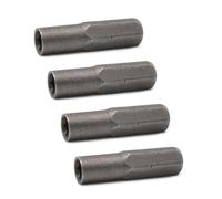 Efficiente adattatore di conversione pratico da 6,35 mm a 4 mm, adatto per l'integrazione senza soluzione di continuità degli utensili, realizzato in acciaio al carbonio