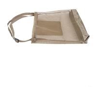 Efficiente borsa per foraggiamento in rete con tasca extra per trasportare guide di identificazione ed effetti personali durante la raccolta di funghi in natura (è nero)