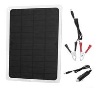 Efficiente caricatore da 20 W per auto, camion e barche, facile installazione con kit di accessori