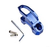 Efficiente contenitore per casco con gancio per rubinetto CNC, ideale per l'uso sul manubrio della moto (blu)