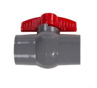 Efficiente controllo del flusso d'acqua con valvola a sfera in PVC Design scorrevole per variabilità di dimensione (40 mm)