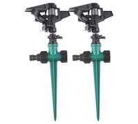 Efficiente irrigatore a impulsi da giardino con rotazione automatica per irrigazione di prati e piante, ampia gamma